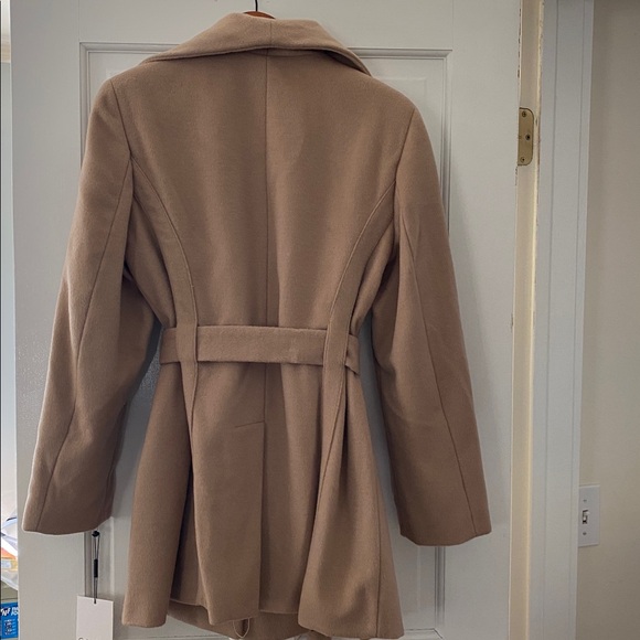 Calvin Klein Women's Camel Trench Coat P14 - Picture 5 of 8